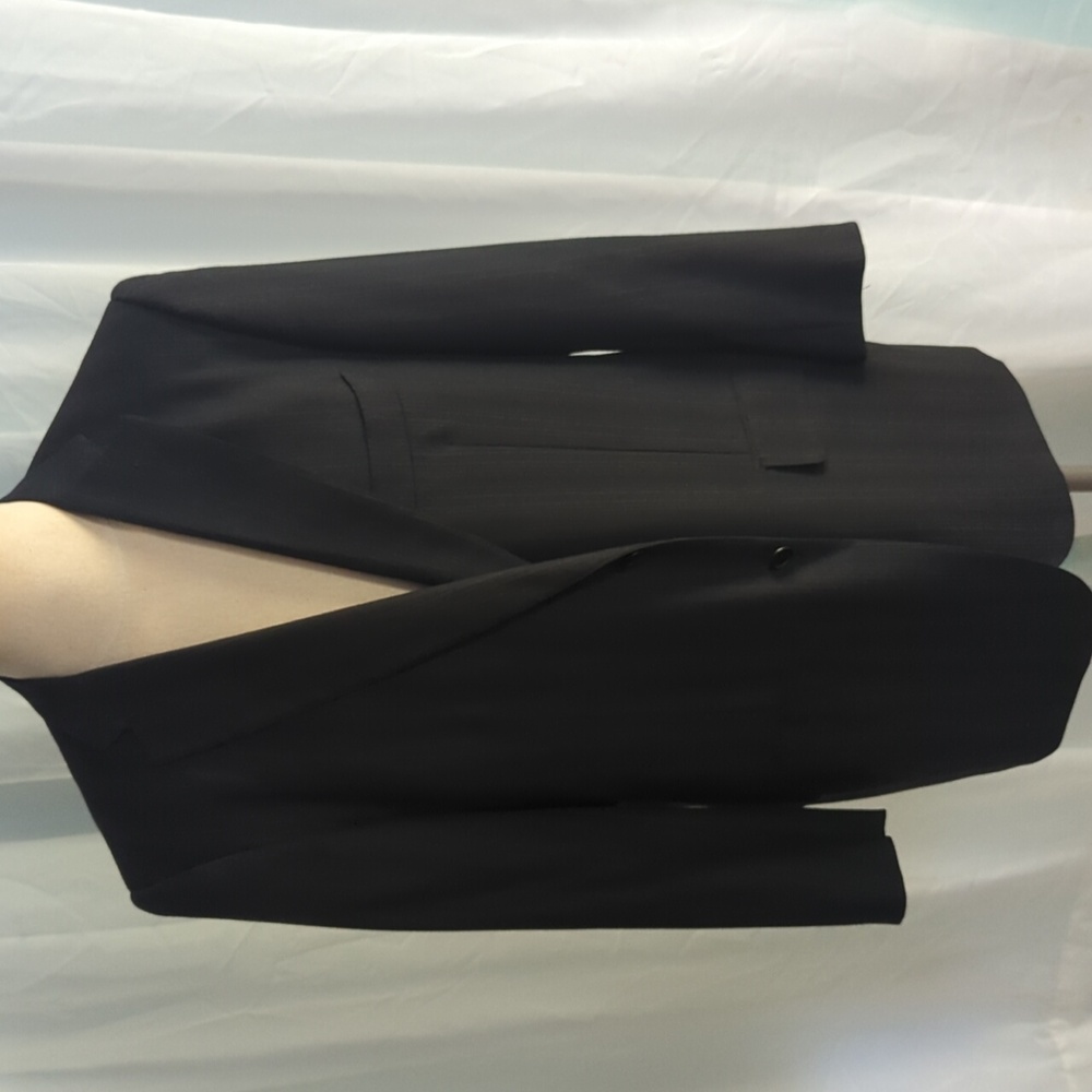 Isaia Charcoal Suit